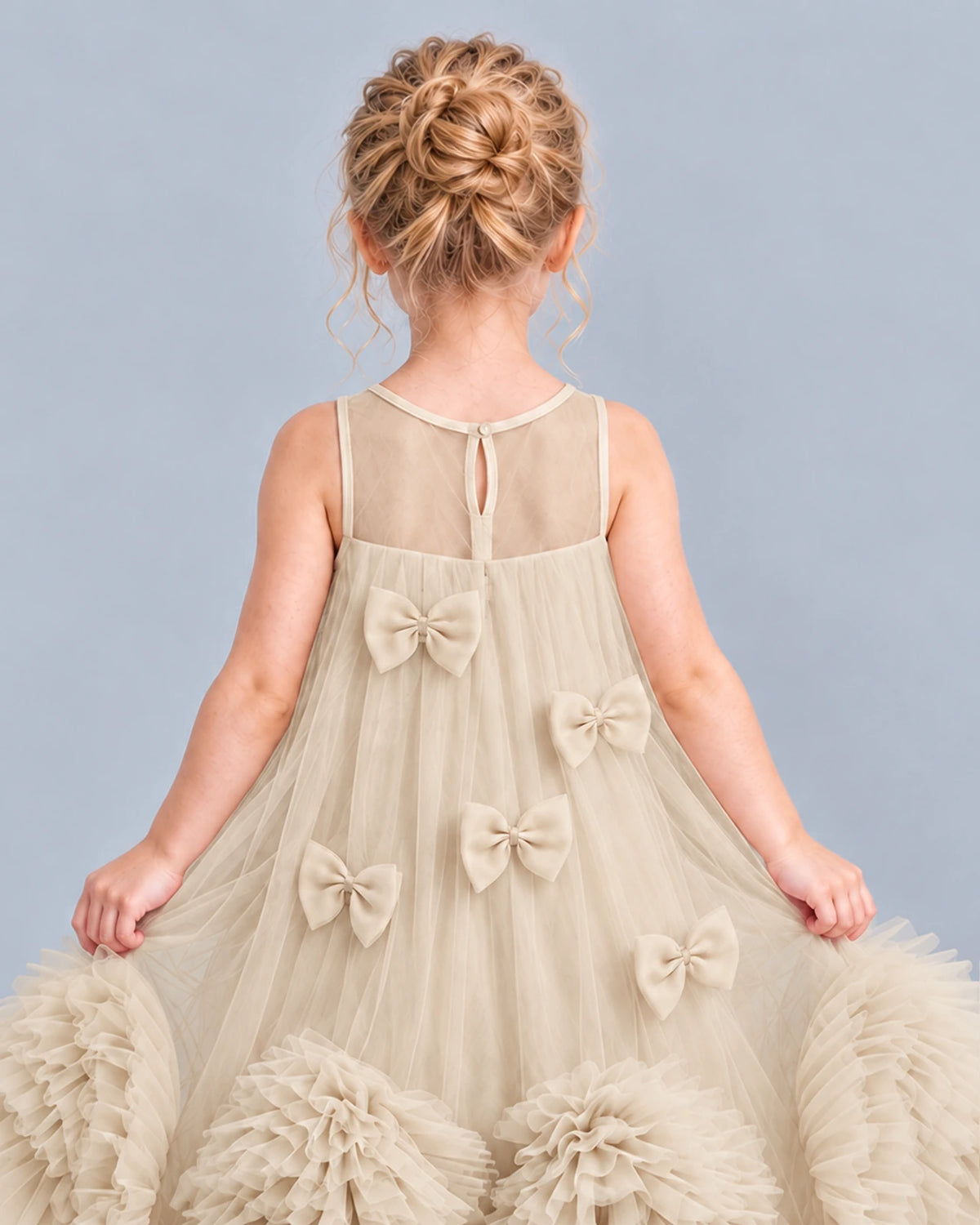 Champagne A-line Girls Formal Dress Back_Detail [Shared]