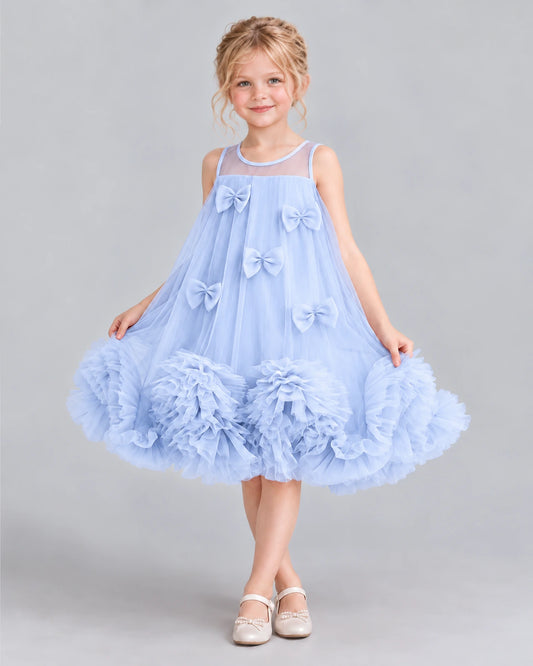 Lavender A-line Girls Formal Dress Front