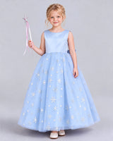 Lavender Ball Gown Girls Formal Dress Front