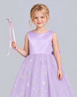 Lilac Ball Gown Girls Formal Dress Detail  [Shared]