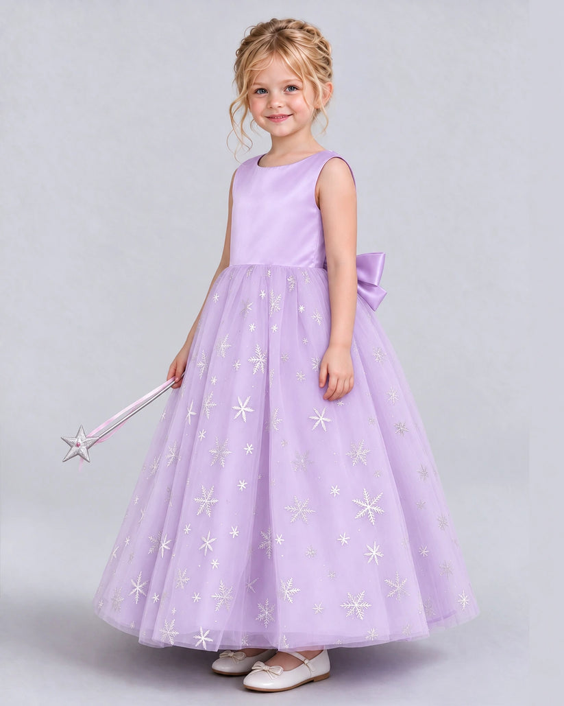 Lilac Ball Gown Girls Formal Dress Side [Shared]