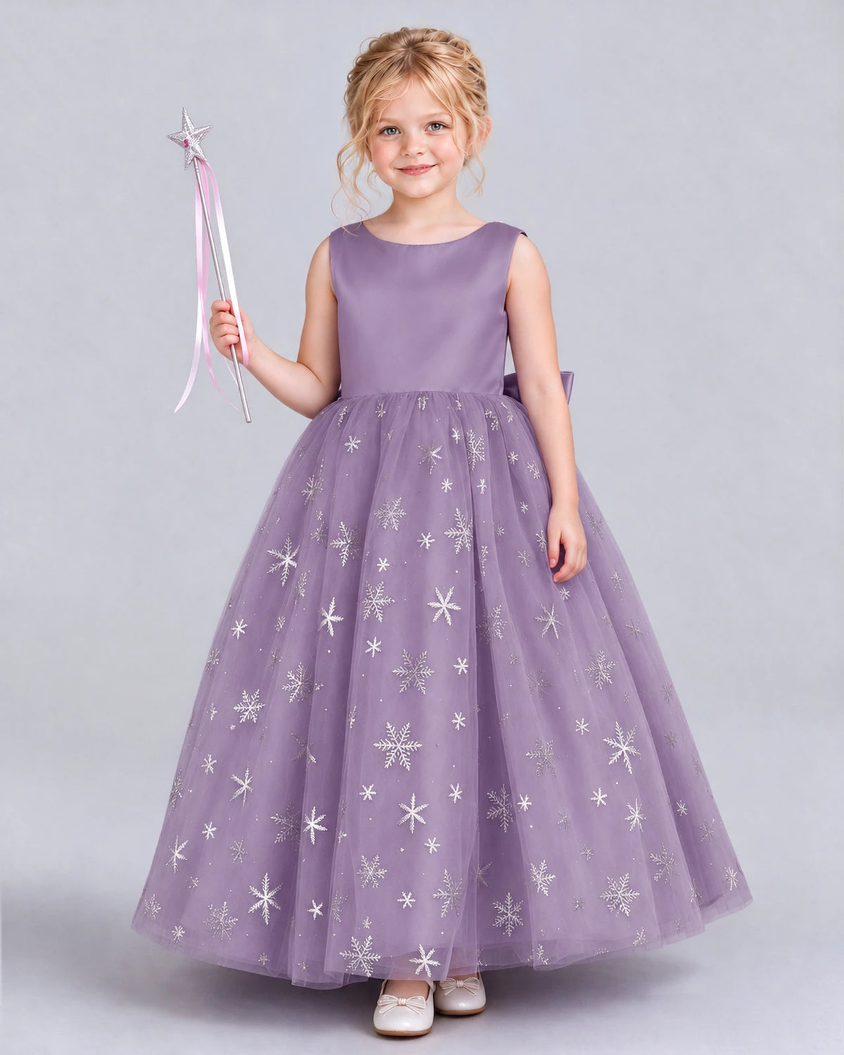 Wisteria Ball Gown Girls Formal Dress Front