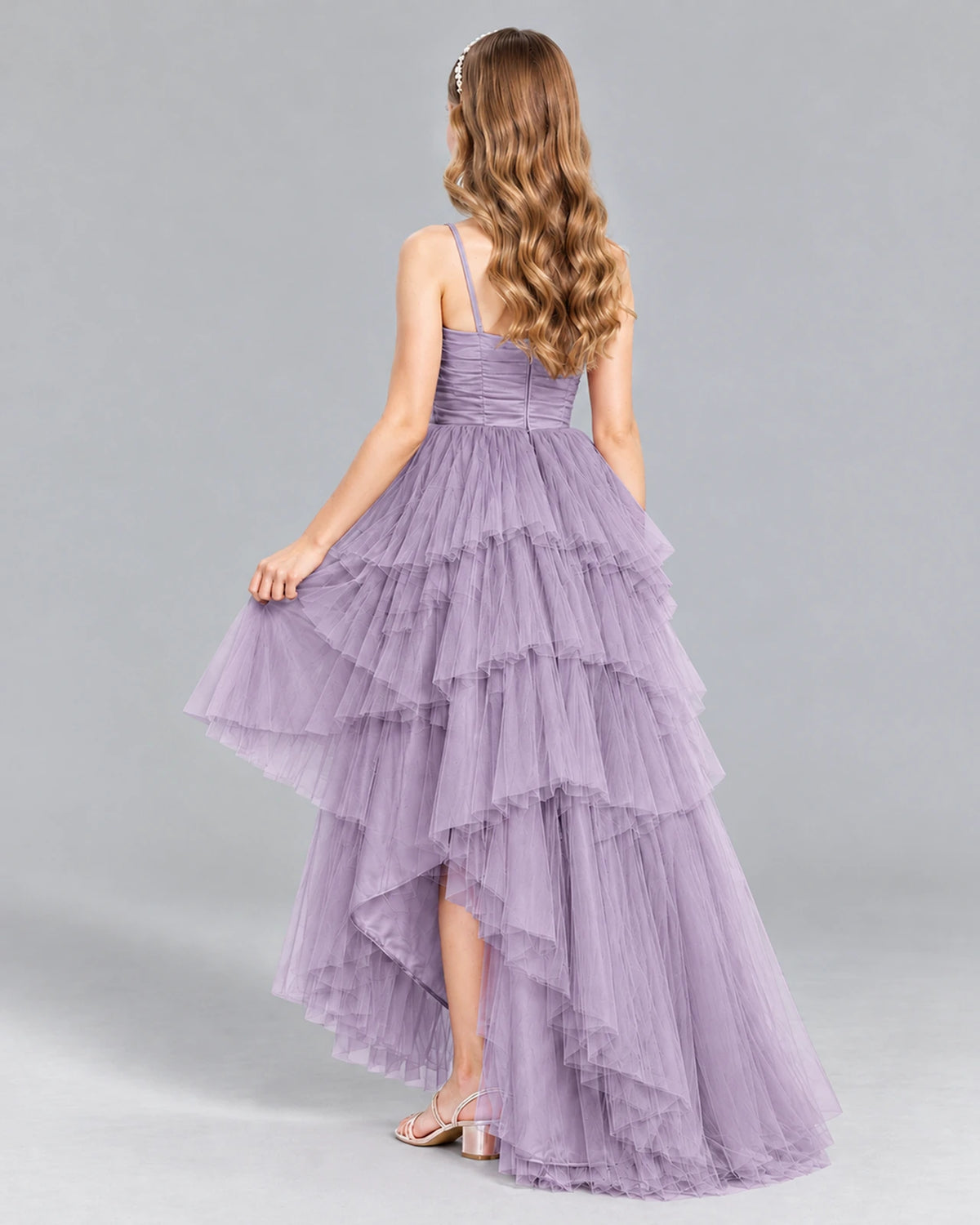 Wisteria A-line Junior Bridesmaid Dress Back [Shared]