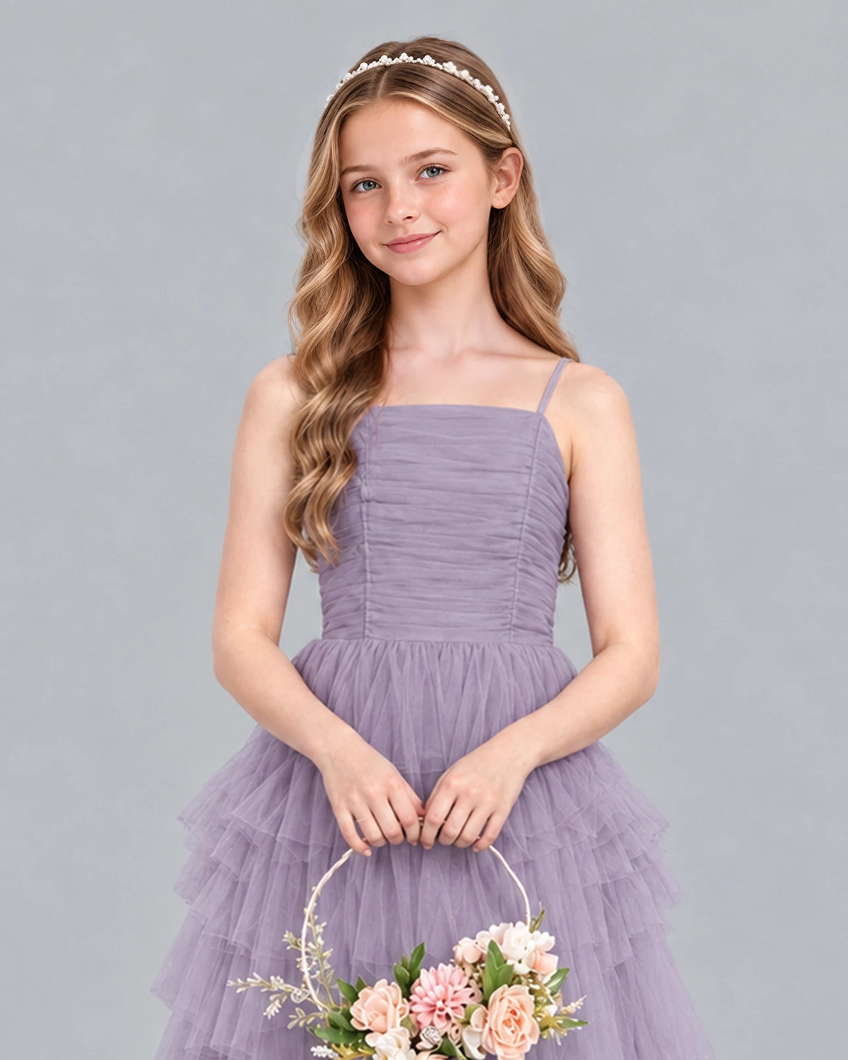 Wisteria A-line Junior Bridesmaid Dress Detail [Shared]