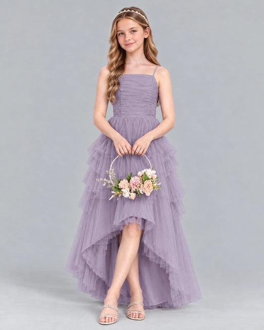 Wisteria A-line Junior Bridesmaid Dress Front
