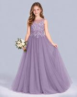 Wisteria A-line Girls Formal Dress Front