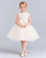 Ivory Ball Gown Girls Formal Dress Pose [Shared]