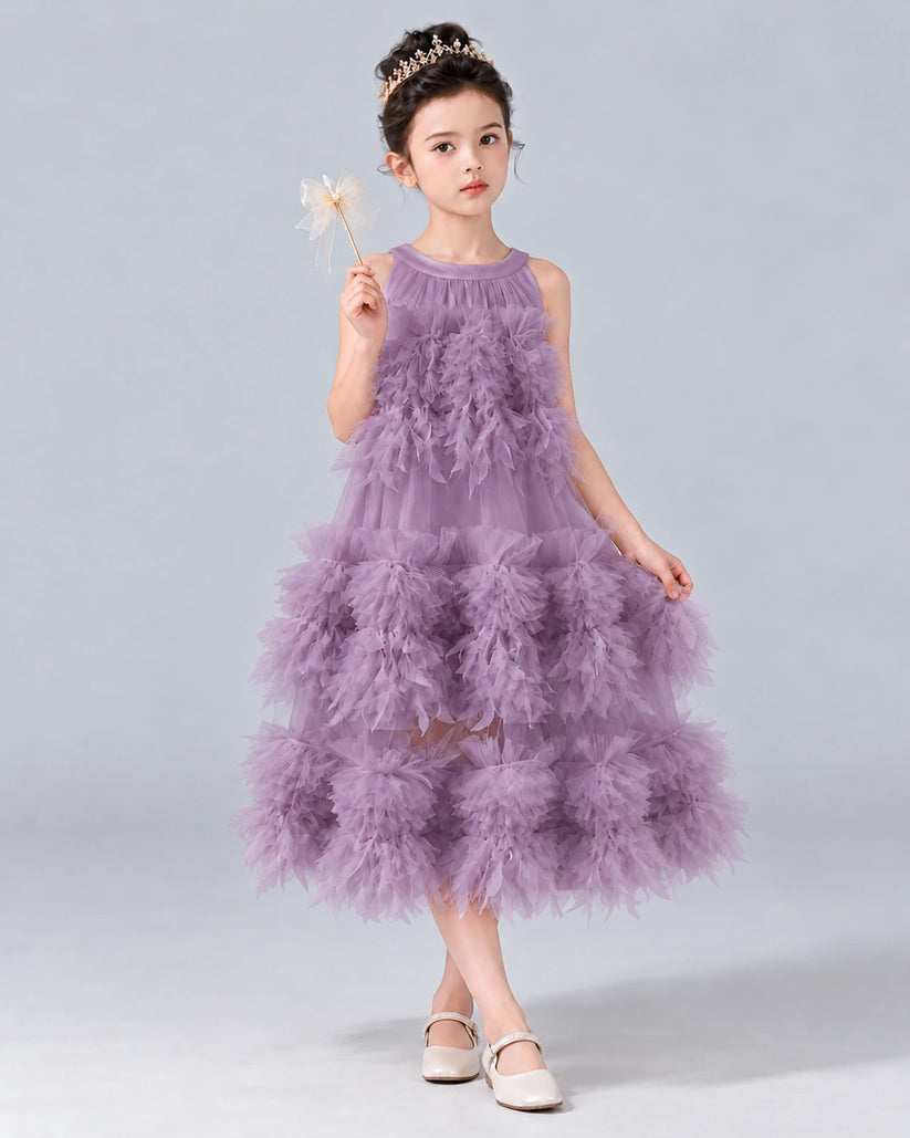 Wisteria A-line Girls Formal Dress Front