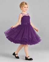Grape Ball Gown Girls Formal Dress Side [Shared]