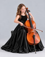Black Ball Gown Girls Formal Dress Pose [Shared]