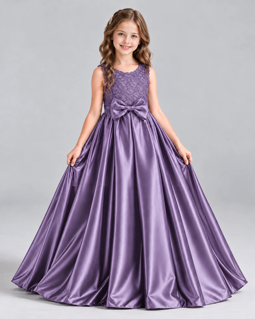Wisteria Ball Gown Girls Formal Dress Front