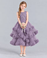 Wisteria Ball Gown Girls Formal Dress Front