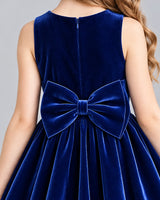 Royal Blue Ball Gown Girls Formal Dress Back_Detail [Shared]