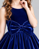 Royal Blue Ball Gown Girls Formal Dress Detail [Shared]