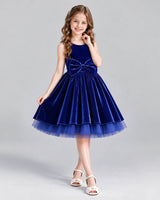 Royal Blue Ball Gown Girls Formal Dress Front