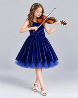 Royal Blue Ball Gown Girls Formal Dress Pose [Shared]