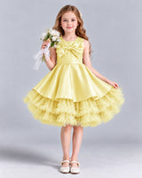 Daffodil Ball Gown Girls Formal Dress Front