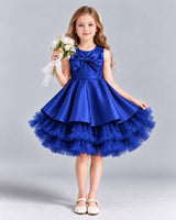 Royal Blue Ball Gown Girls Formal Dress Front
