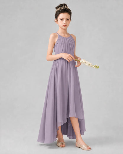 Wisteria A-line Junior Bridesmaid Dresses Front