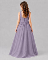 Wisteria A-line Junior Bridesmaid Dresses Back