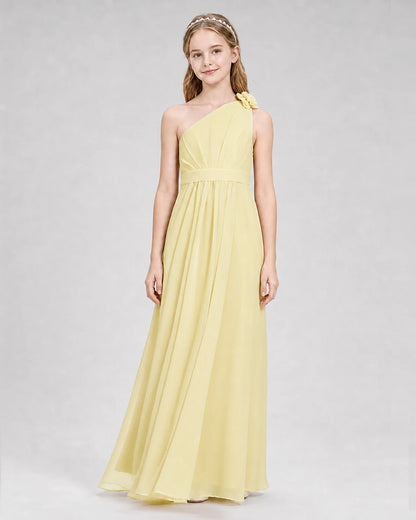 Daffodil A-line Junior Bridesmaid Dresses Front