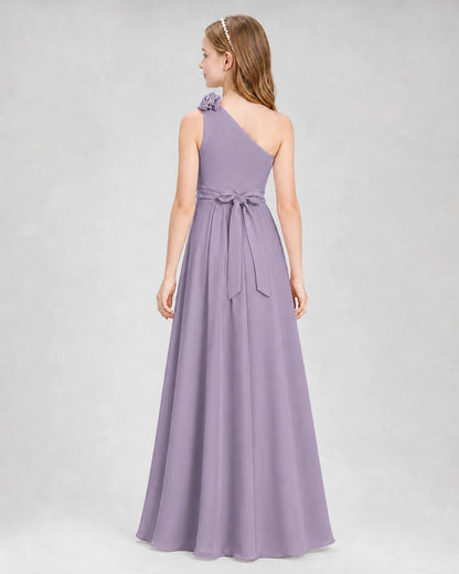 Wisteria A-line Junior Bridesmaid Dresses Back