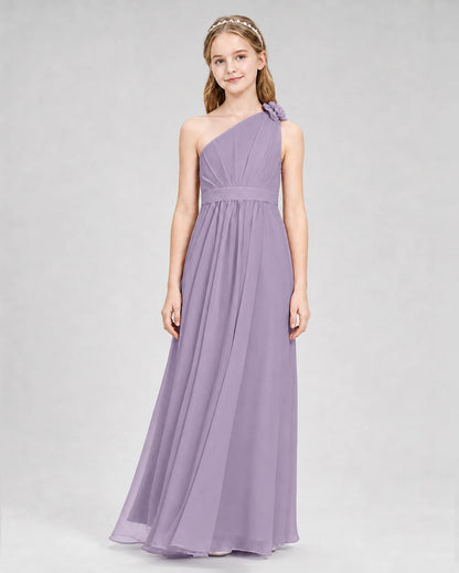 Wisteria A-line Junior Bridesmaid Dresses Front