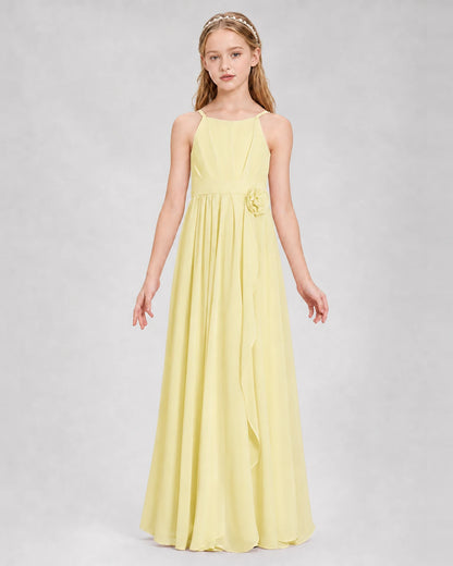 Daffodil A-line Junior Bridesmaid Dresses Front