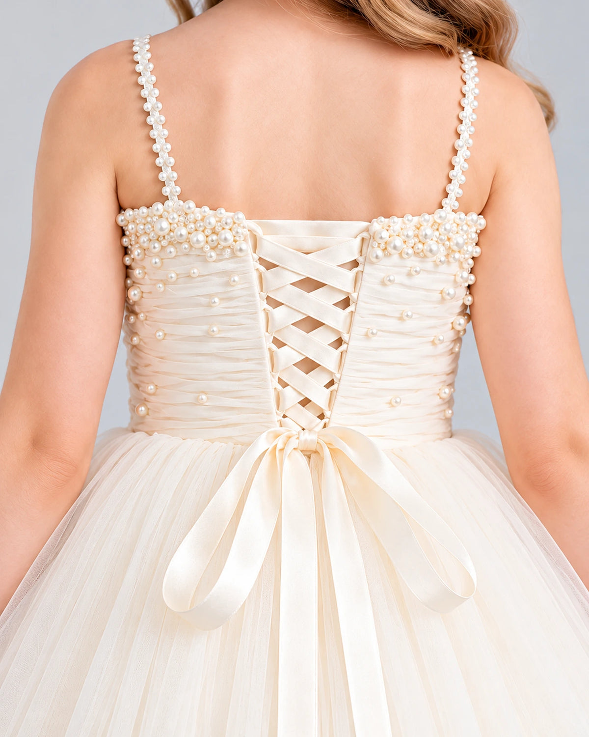 Ivory Ball Gown Girls Formal Dress Back_Detail [Shared]