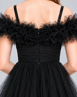 Black Ball Gown Girls Formal Dress Back_Detail [Shared]
