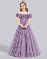 Wisteria Ball Gown Girls Formal Dress Front