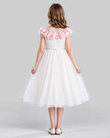 Ivory A-line Girls Formal Dress Back [Shared]