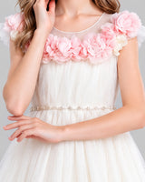 Ivory A-line Girls Formal Dress Detail [Shared]