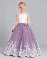 Wisteria Ball Gown Girls Formal Dress Front