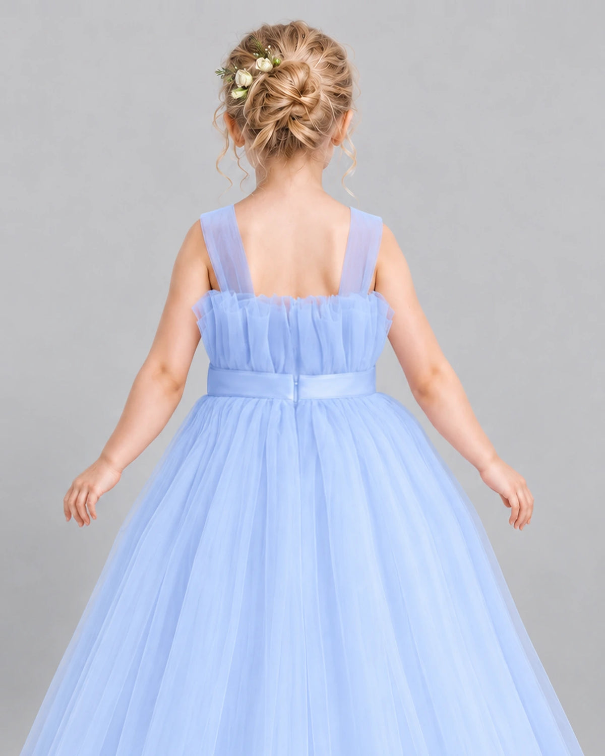 Lavender Ball Gown Girls Formal Dress Back_Detail [Shared]