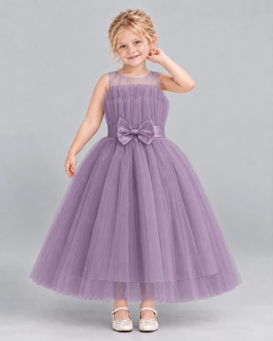 Wisteria Ball Gown Girls Formal Dress Front