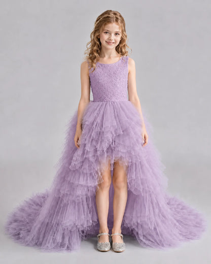 Wisteria A-line Girls Pageant Dresses Front