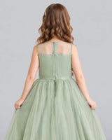 Sage Green Ball Gown Girls Formal Dress Back_Detail [Shared]
