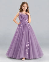 Wisteria Ball Gown Girls Formal Dress Front