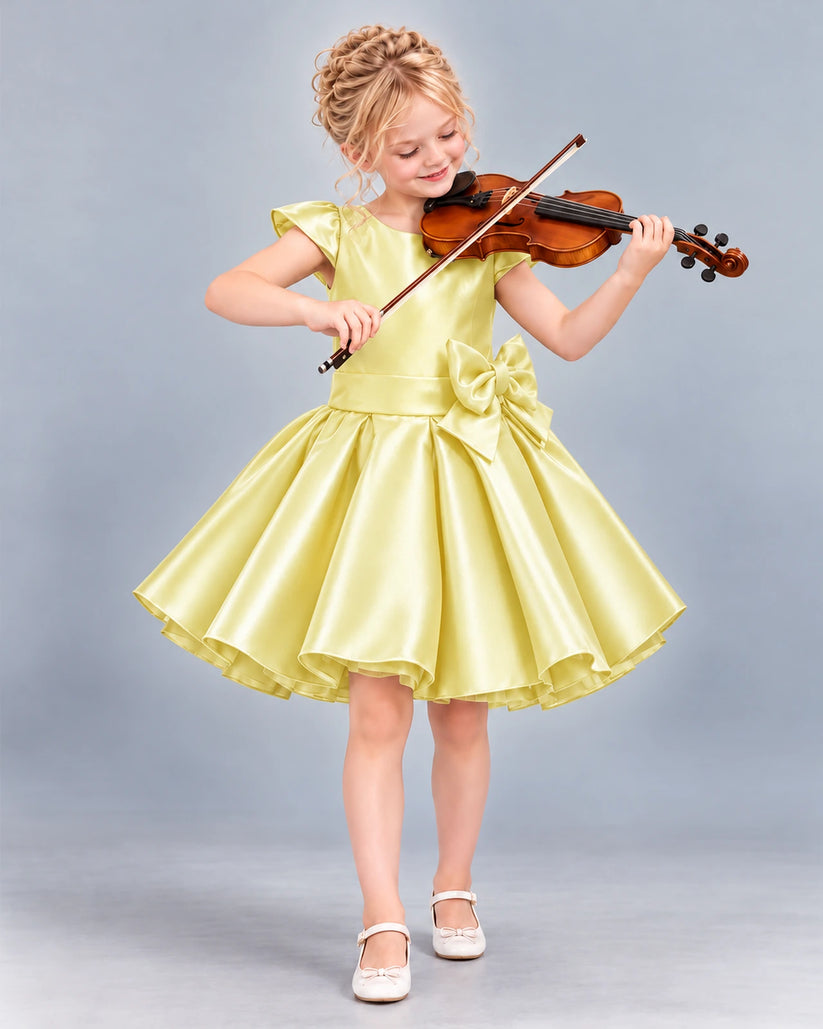 Daffodil Ball Gown Girls Formal Dress Front