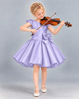 Lavender Ball Gown Girls Formal Dress Front