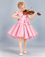 Pink Ball Gown Girls Formal Dress Front
