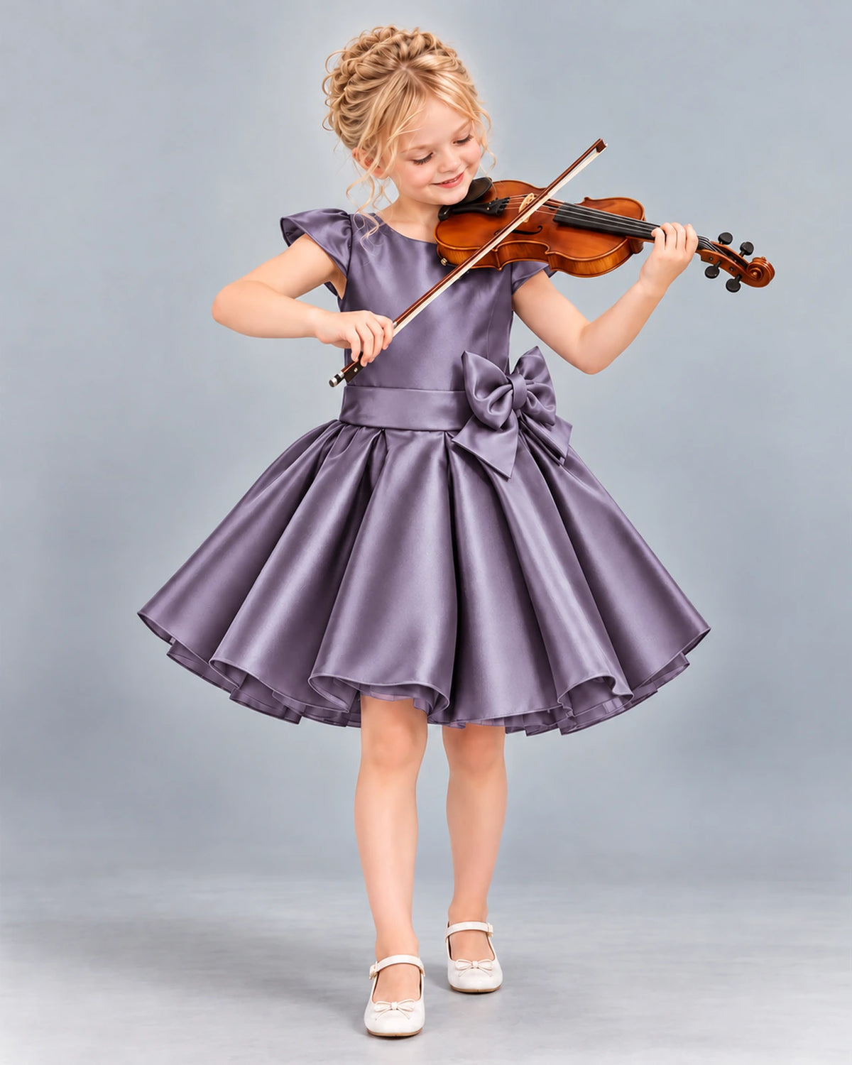 Wisteria Ball Gown Girls Formal Dress Front