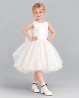 Ivory Ball Gown Flower Girl Dress Side [Shared]