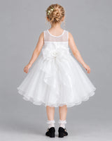 Ivory Ball Gown Girls Formal Dress Back [Shared]