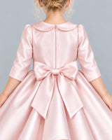 Blush Pink A-line Girls Formal Dress Back_Detail [Shared]