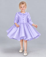 Lavender A-line Girls Formal Dress Front