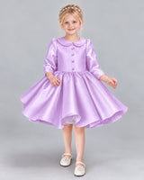 Lilac A-line Girls Formal Dress Front