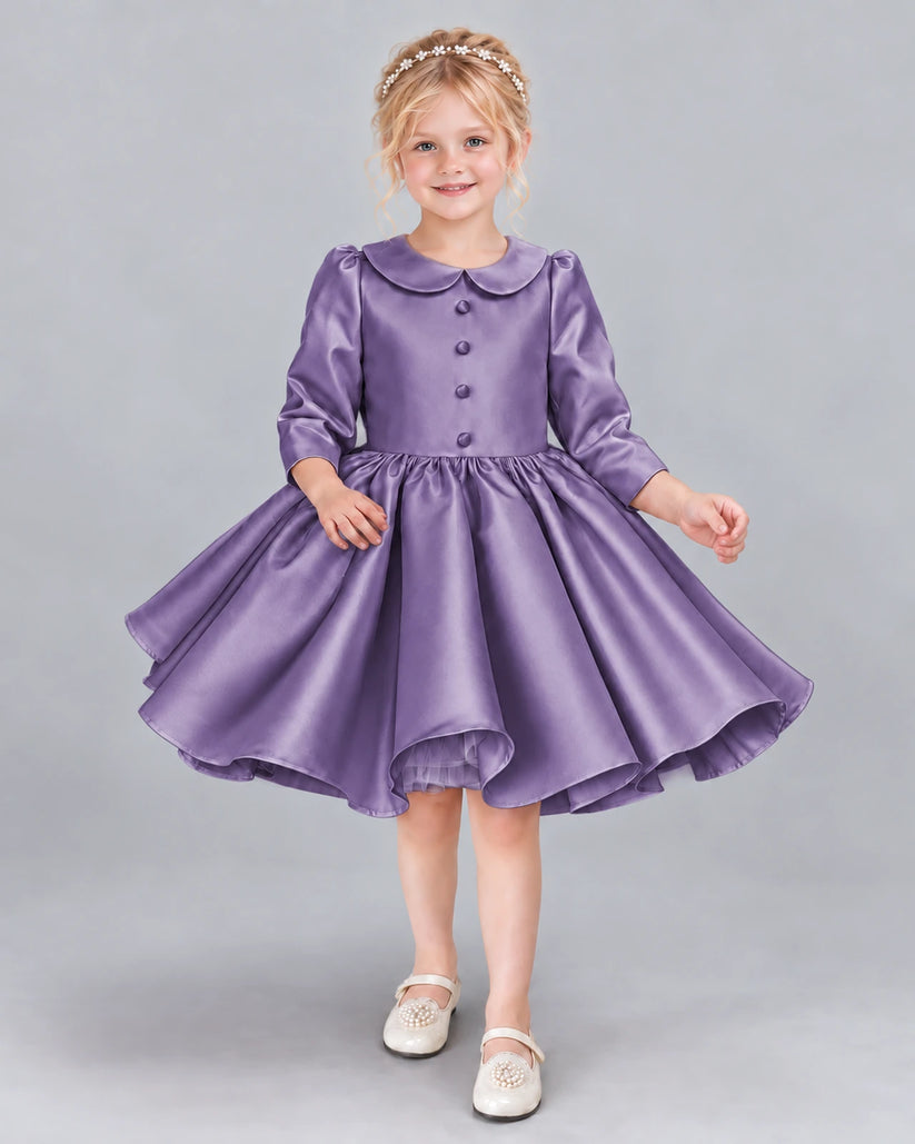 Wisteria A-line Girls Formal Dress Front