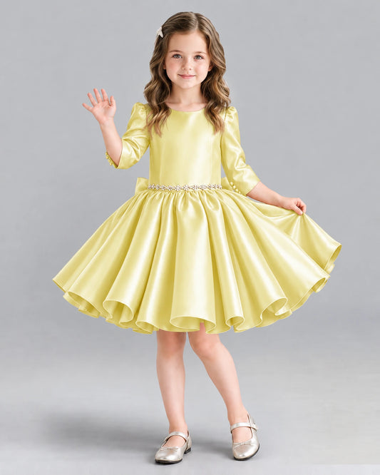 Daffodil Ball Gown Girls Formal Dress Front